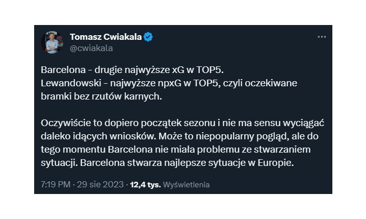 PIŁKARZ z najwyższym współczynnikiem oczekiwanych bramek w TOP 5 lig!